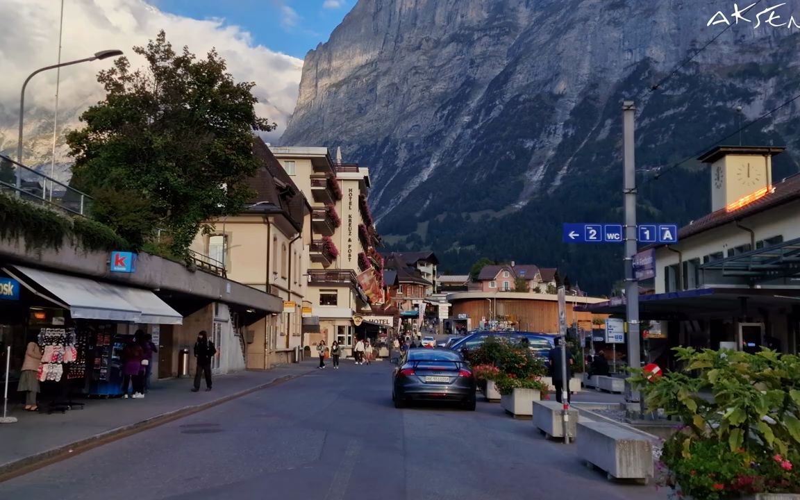 【环游欧洲】瑞士|唯美小镇| grindelwald village, switzerland