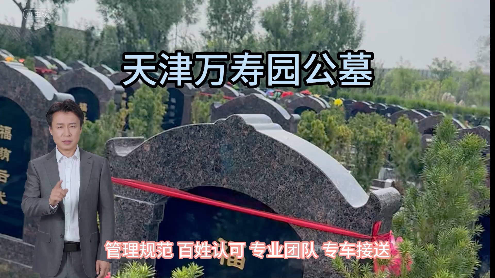 天津万寿园公墓,入土为安