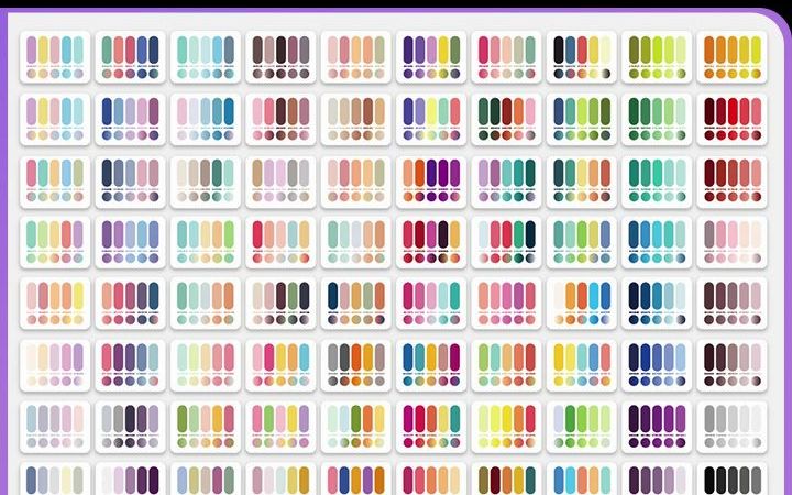 ps教程:把好看的色卡变成预设,提高工作效率200%