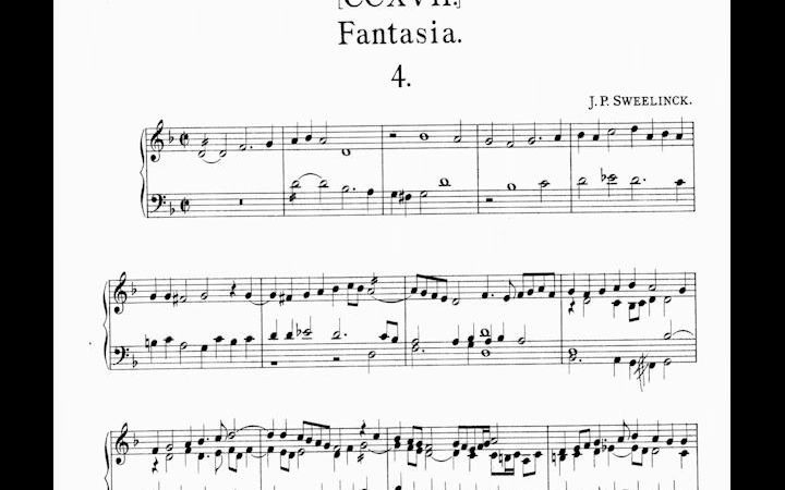 [图]【古尔德 斯韦林克】Glenn Gould-Sweelinck Fantasia in d