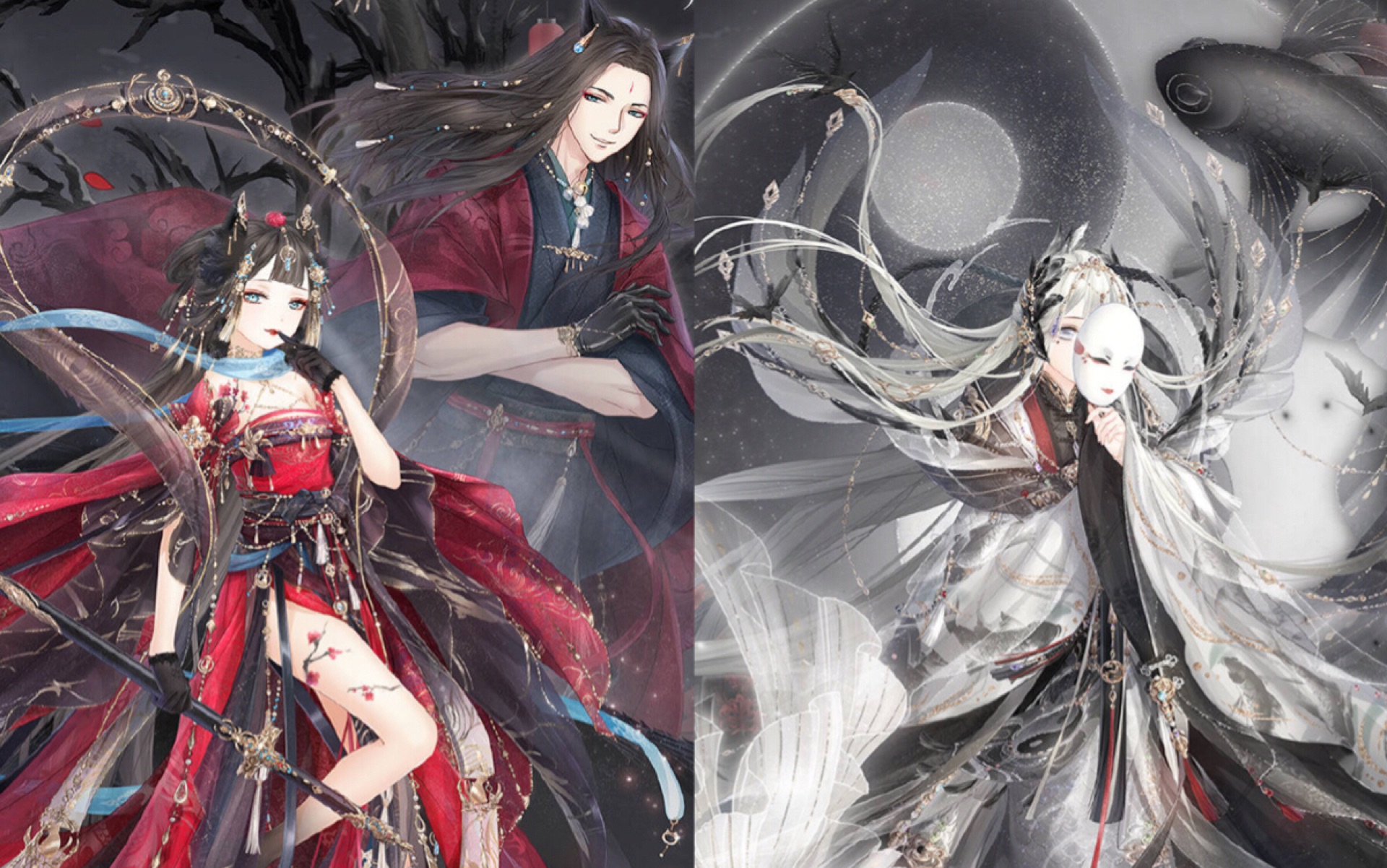 【奇迹暖暖】山海云荒主题活动五套衣服详览～美美的山海经衣服