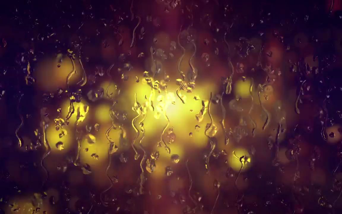 雨水玻璃壁纸图片