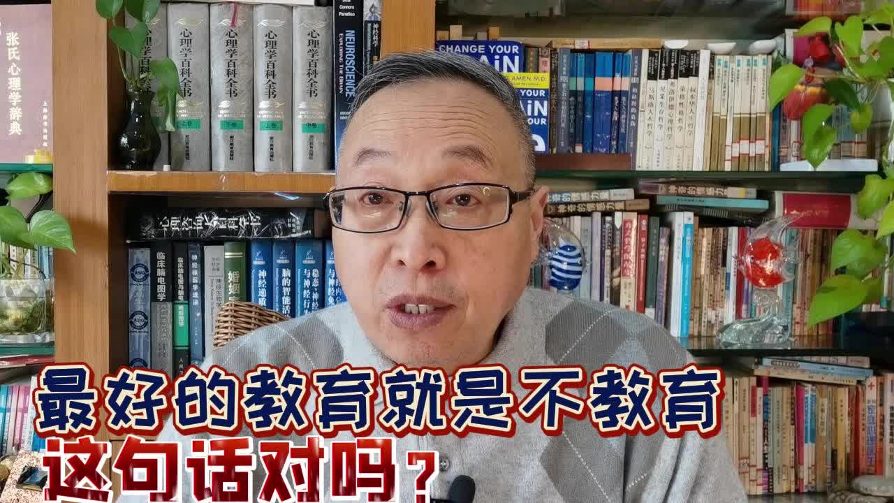 “最好的教育就是不教育”这句话对吗?哔哩哔哩bilibili