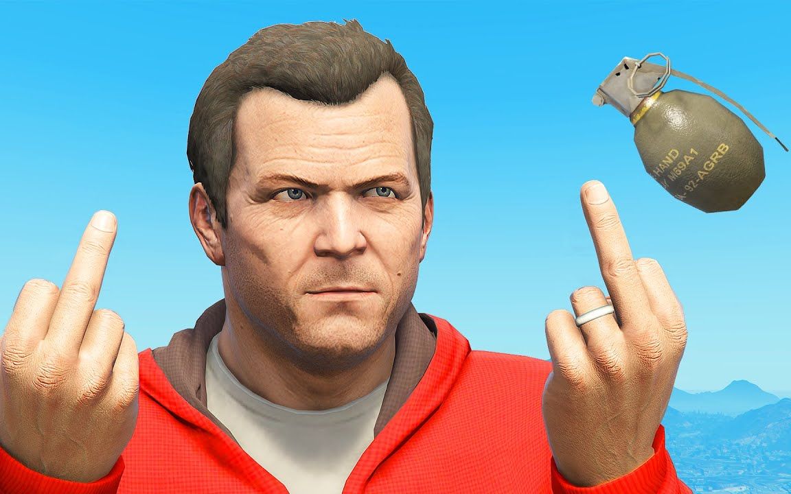 笑到窒息的gta5沙雕&碉堡时刻(g #136)_哔哩哔哩 (゜-゜)つロ 干杯