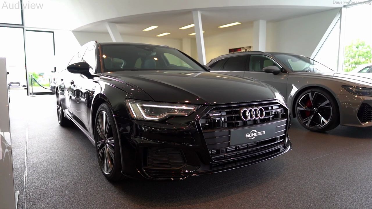 实用与信仰的出色结合,全新奥迪a6 avant 55 tfsi e插电混动版_哔哩