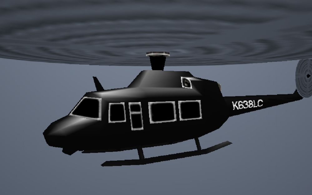 活动作品gta3鲜为人知的黑色警用直升机
