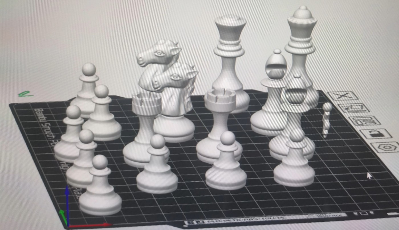 自制3d打印国际象棋
