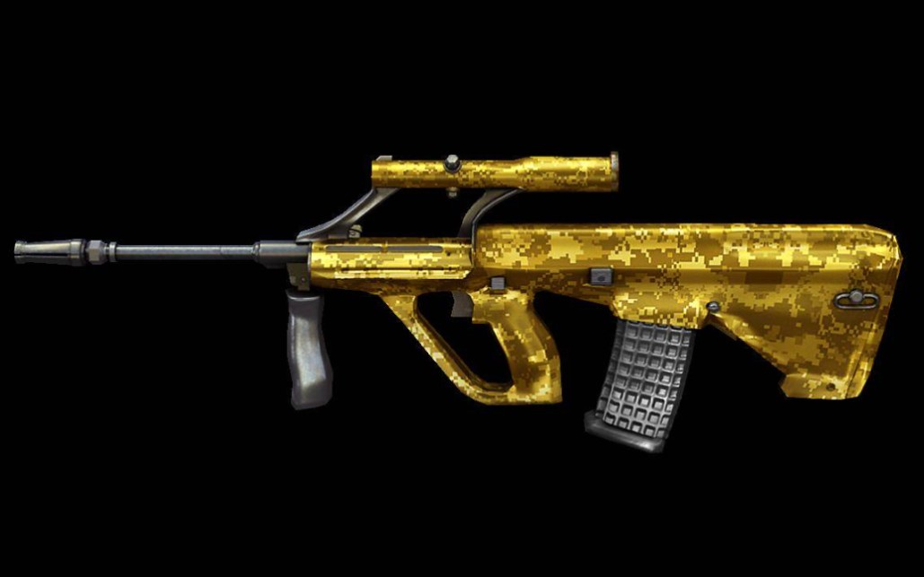 (aug突击步枪)在9款游戏中枪声音效装填对比