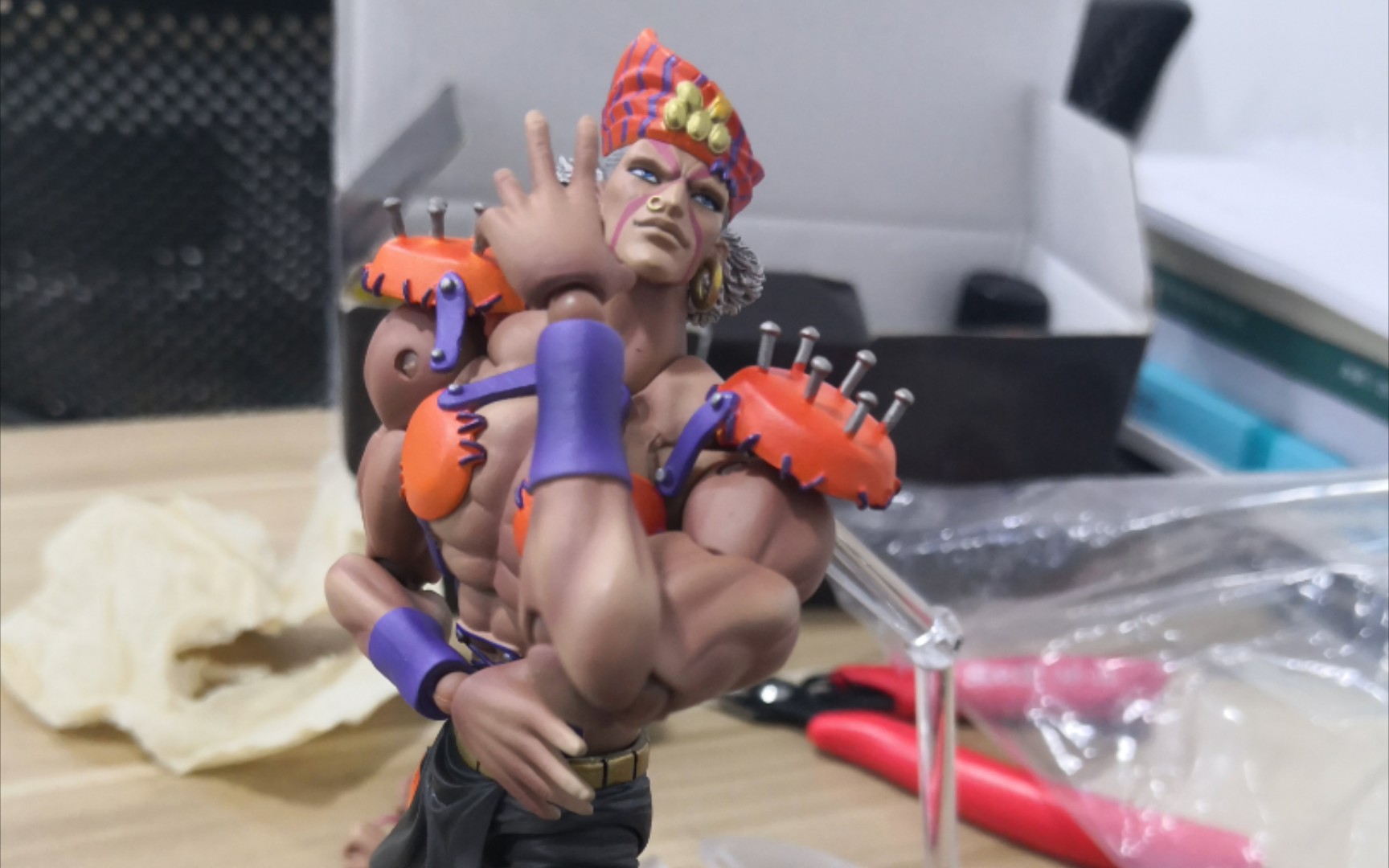 jojo第二部战斗潮流超像可动月下三柱男 acdc艾斯德斯