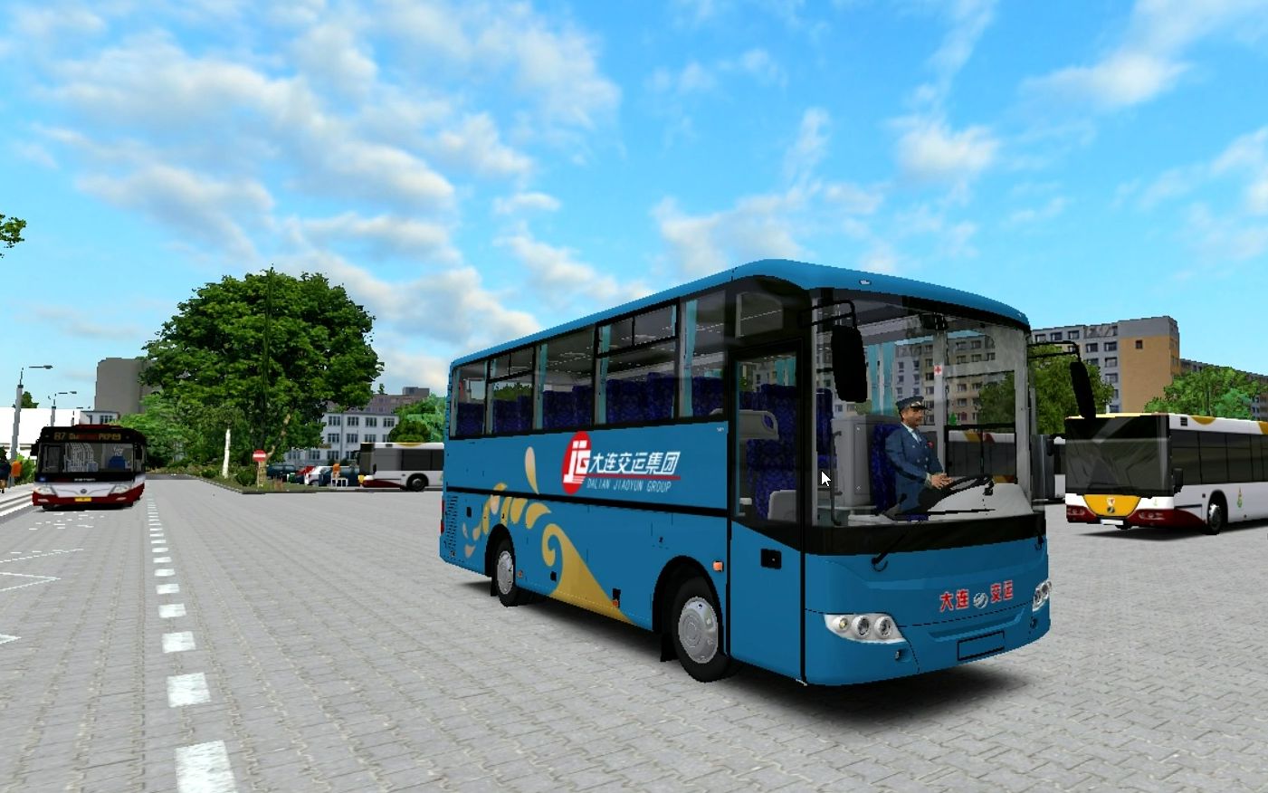 omsi 2 驾驶8米小客车行驶在golczewo乡村87路