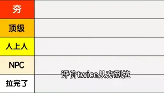 【锐评twice】twice从夯到拉