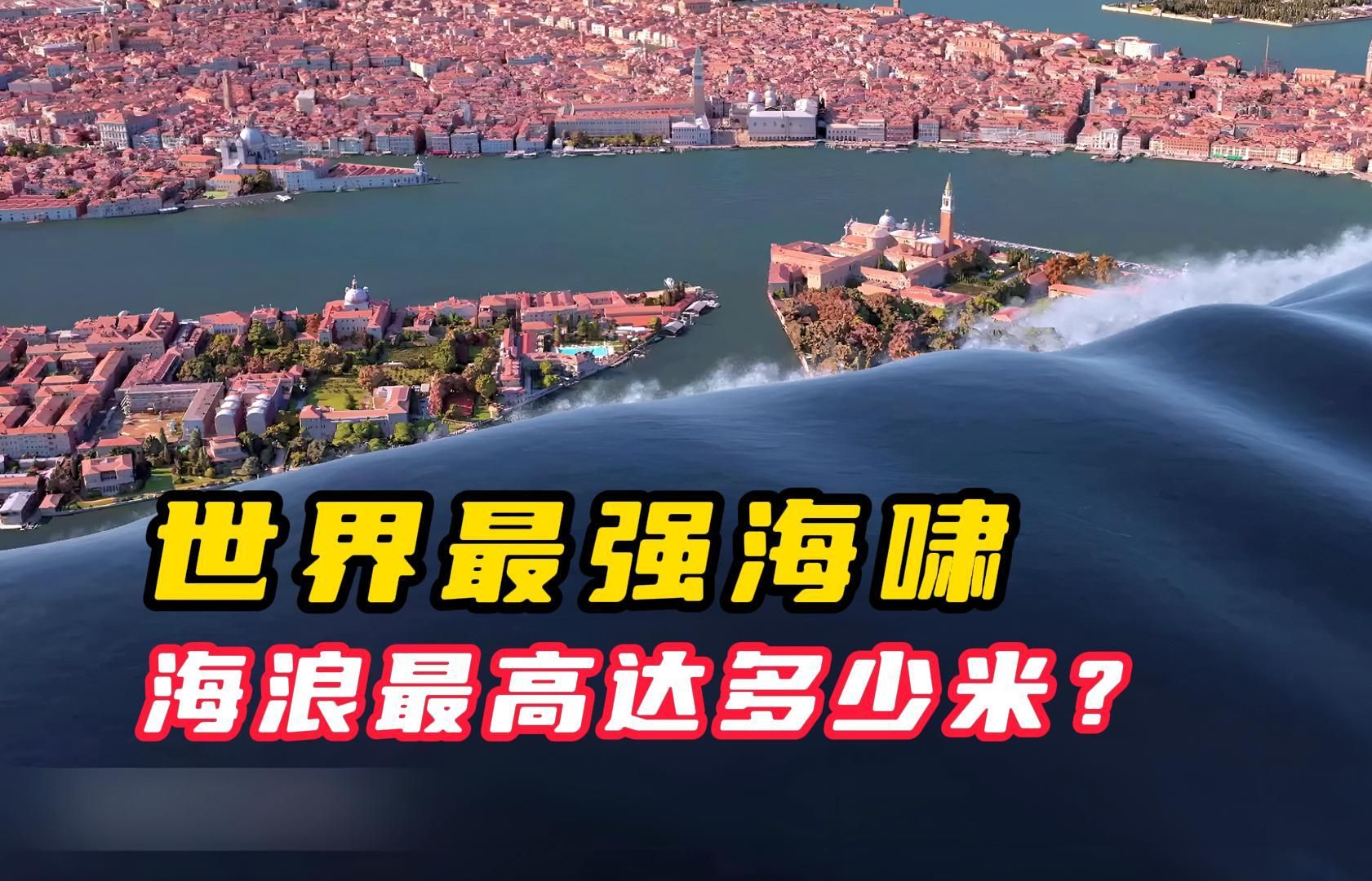 盘点世界海啸灾难,海浪最高能达多少米?造成多大的人员伤亡?哔哩哔哩bilibili