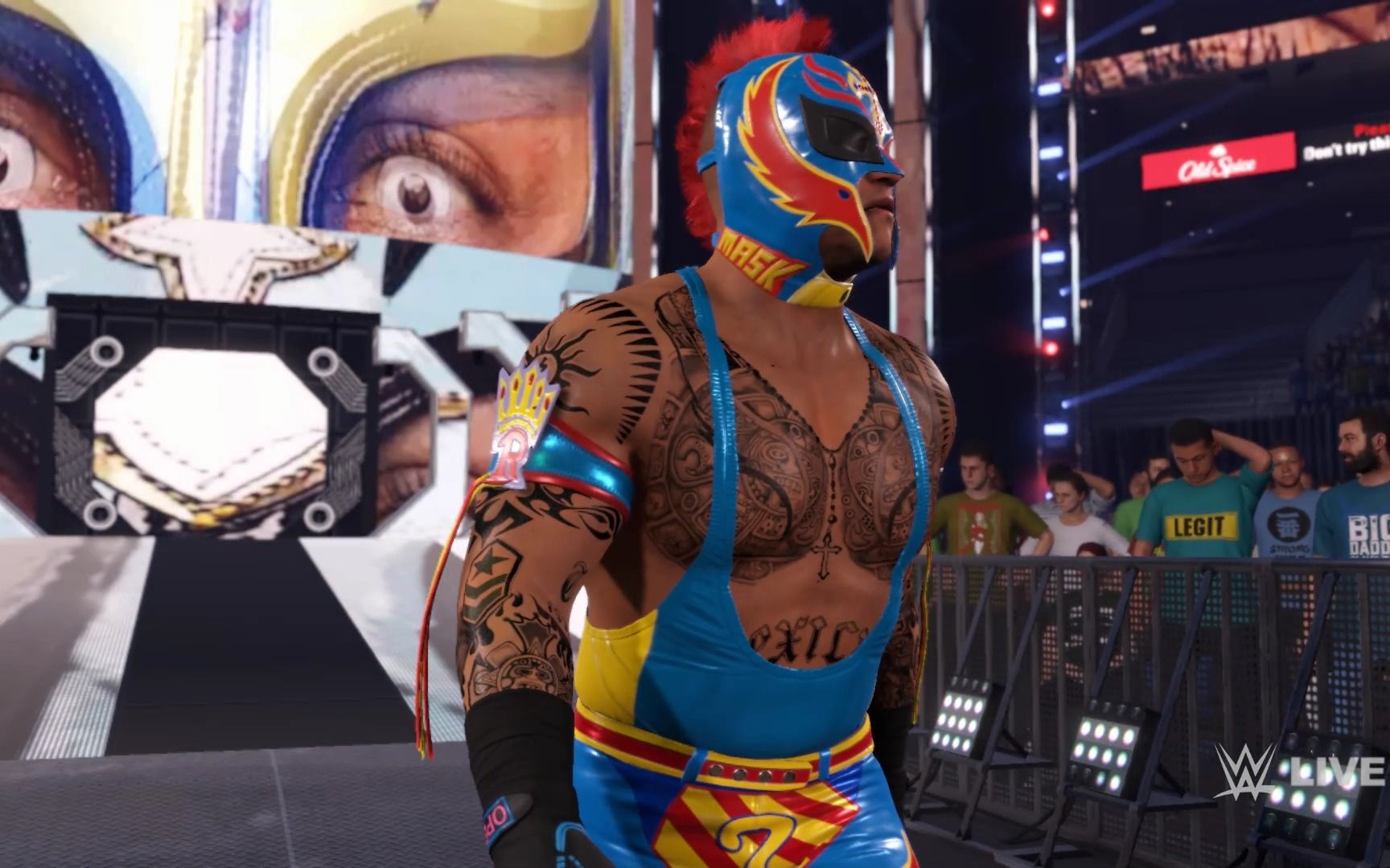 wwe 2k22 布洛克vs单眼雷尔
