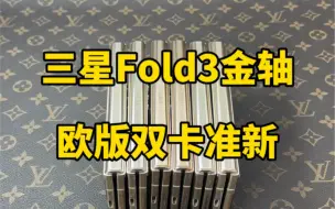 Descargar video: 三星Fold3欧版升级金轴准新机