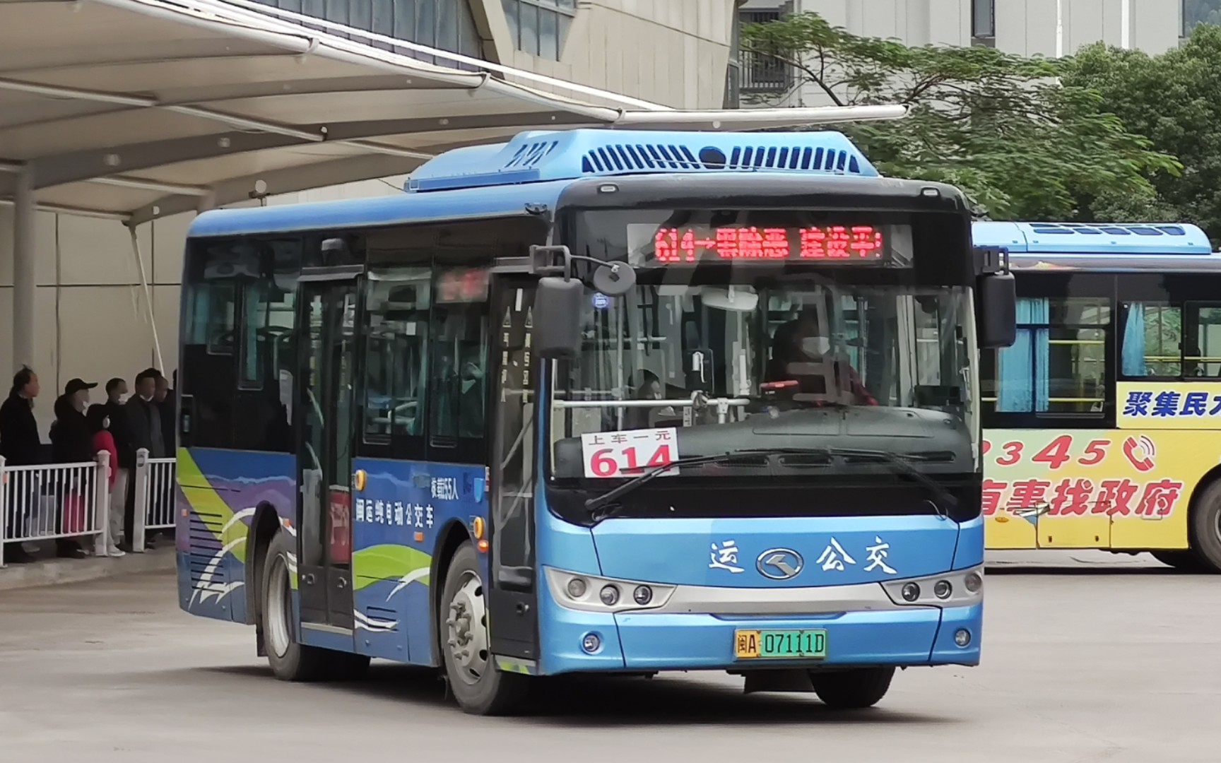 【上湖交通联盟】长乐闽运公交614路前排pov(猴屿乡政府-长乐公交枢纽