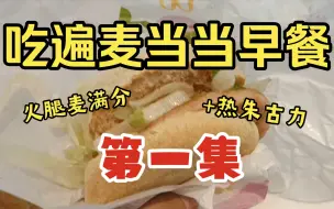 Download Video: 【吃遍麦当劳早餐系列】第一集——火腿扒麦满分+热朱古力