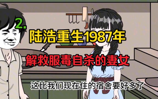 [图]2. 陆浩重生回到1987年黄金年代发大财 解救服毒自杀的妻女