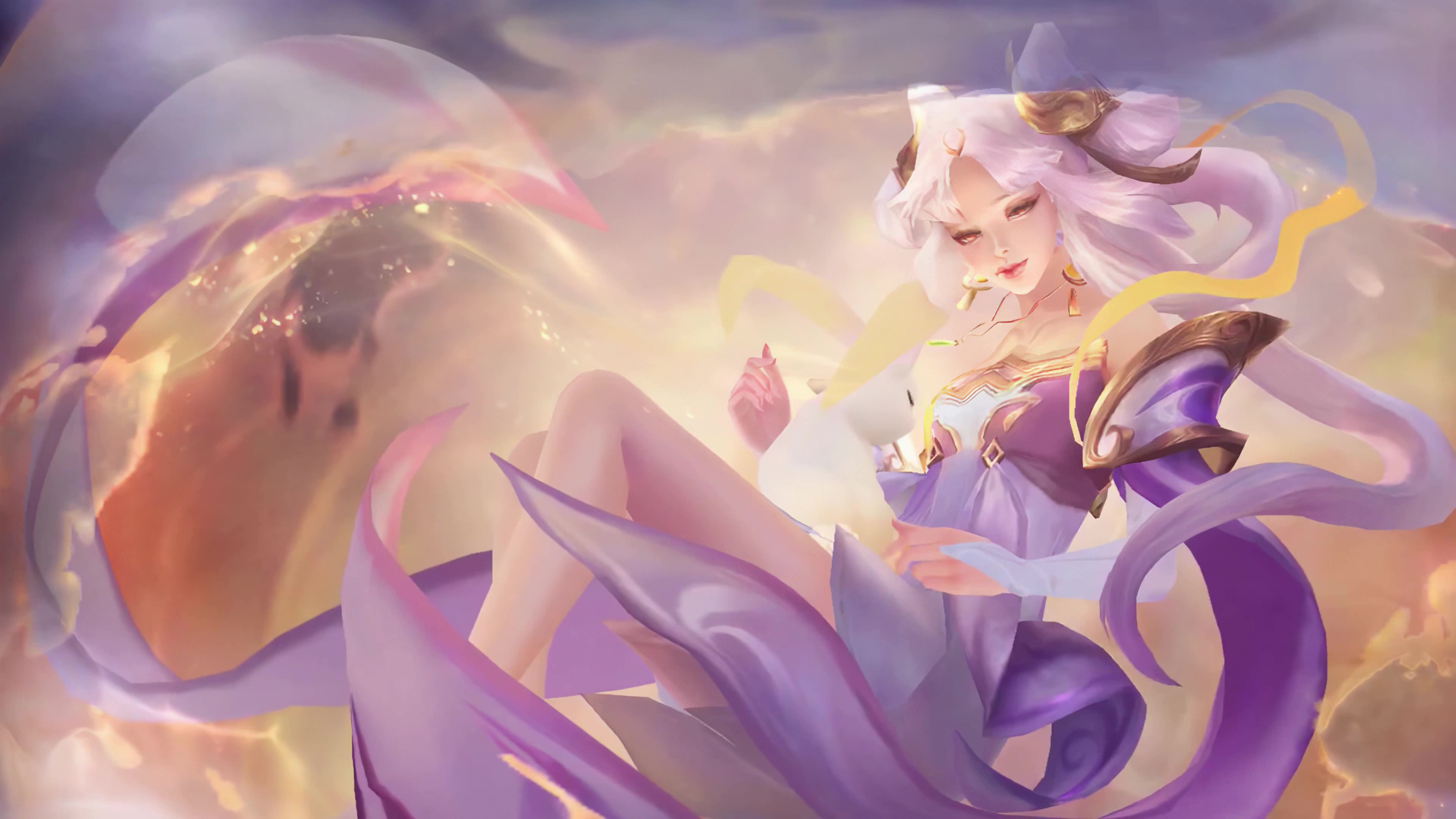 嫦娥大厅动画ai修复4k壁纸