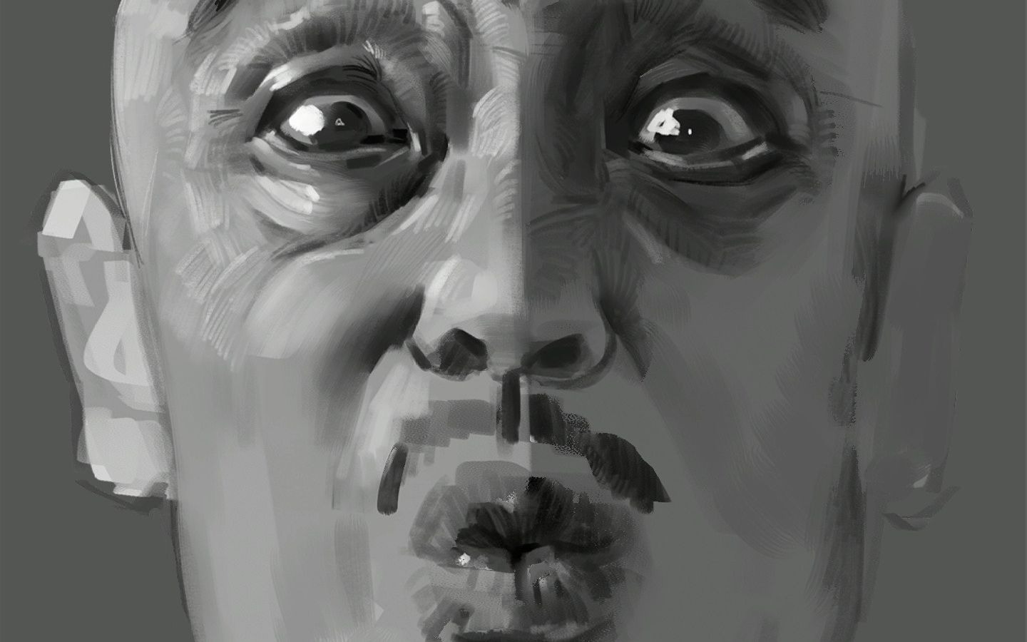 最近心情略微压抑,也不想画一些美女,就想一个劲的排线排线排线.