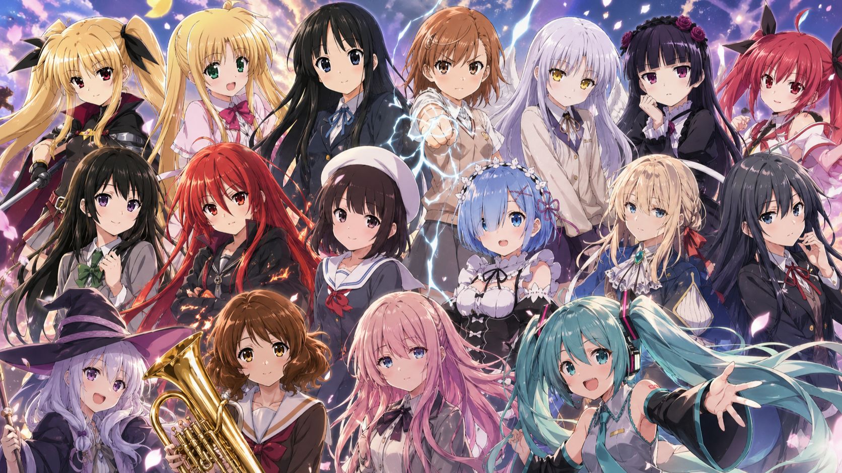 【填词翻唱】⚡用17位世萌萌王来唱《把回忆拼好给你》