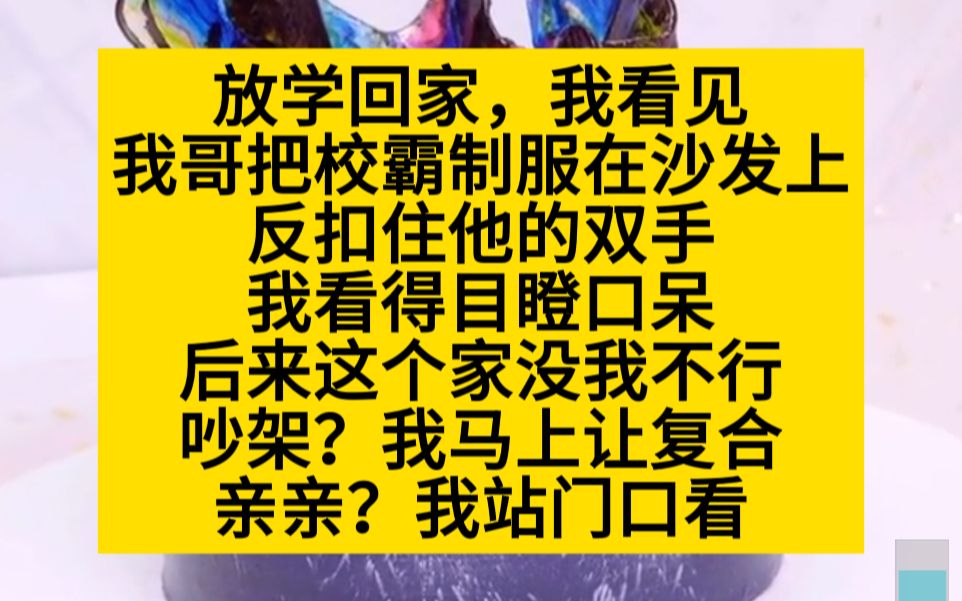 【原耽推文】我看见我哥把校霸制在沙发上,从此我成了磕cp的助攻!哔哩哔哩bilibili