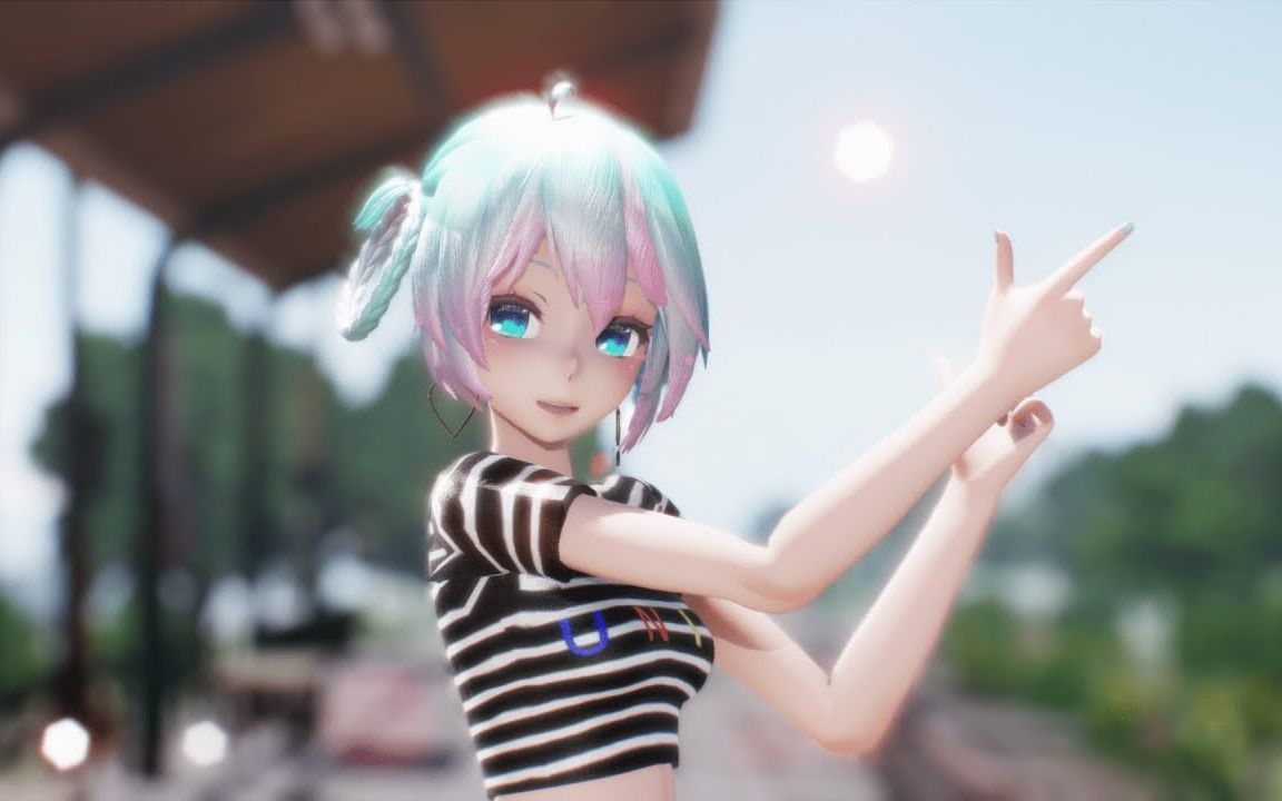 [图]【MMD】世界は恋に落ちている / 我的世界已坠入爱河【TDA Miku】【搬运】