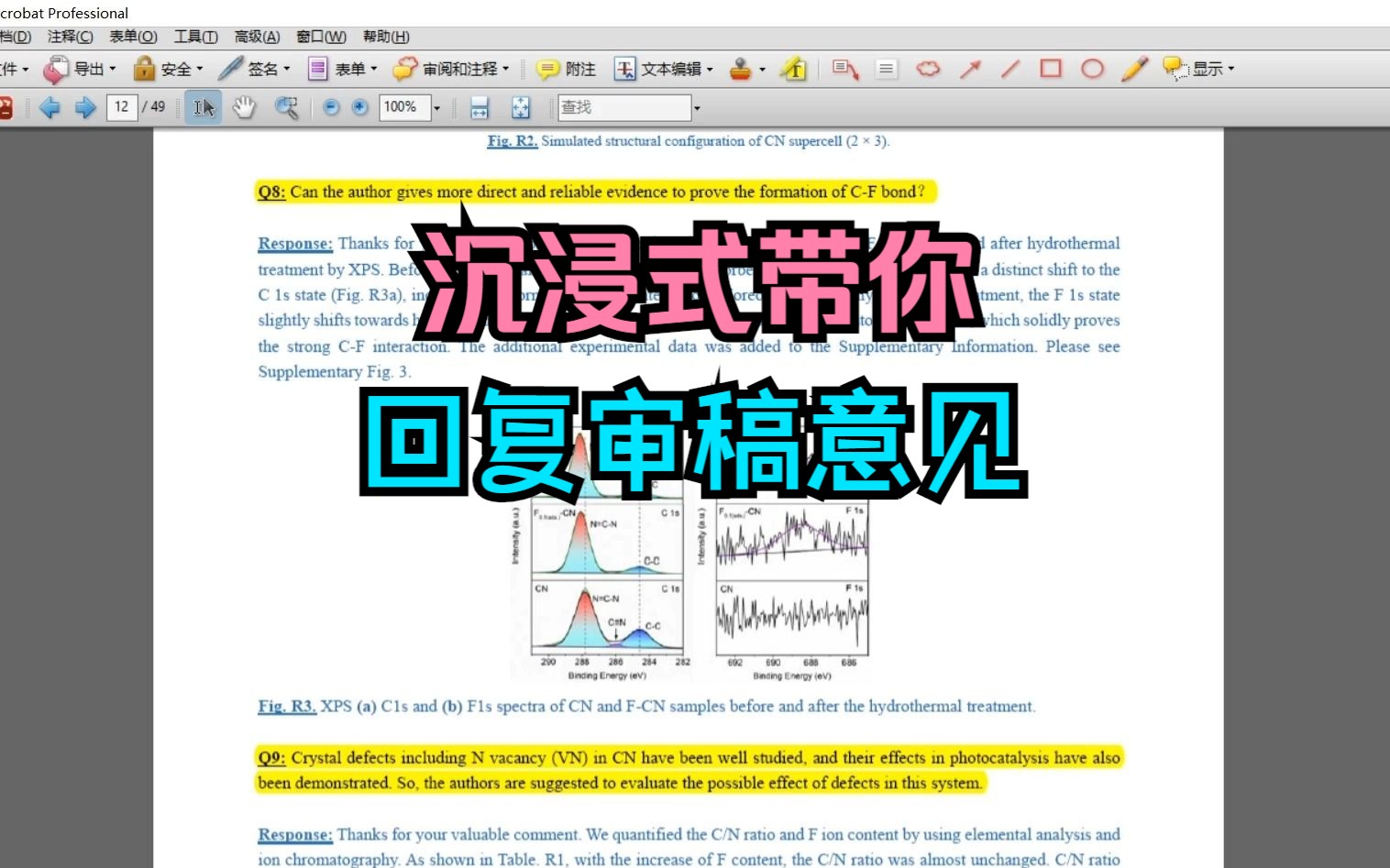 【研究生】沉浸式带你回复审稿意见哔哩哔哩bilibili