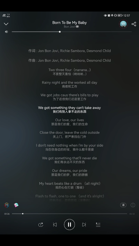 [图]【瞎唱】Born to be my baby-Bonjovi