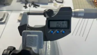 0.0003毫米！我手搓，完成！