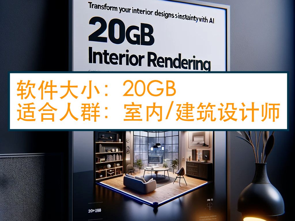 (尤其适合不会编程的人)不会用AI的室内/建筑设计师,我为你们专门做了个20G的免费软件哔哩哔哩bilibili