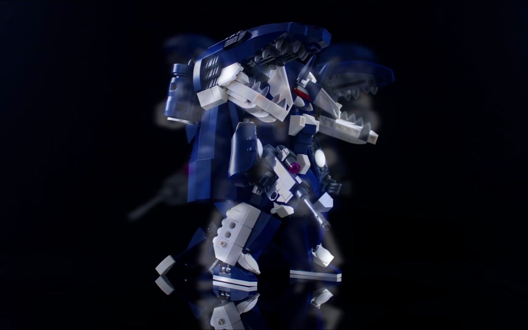 乐高moc作品 变形金刚 megalodon 鲨鱼机甲_哔哩哔哩_bilibili