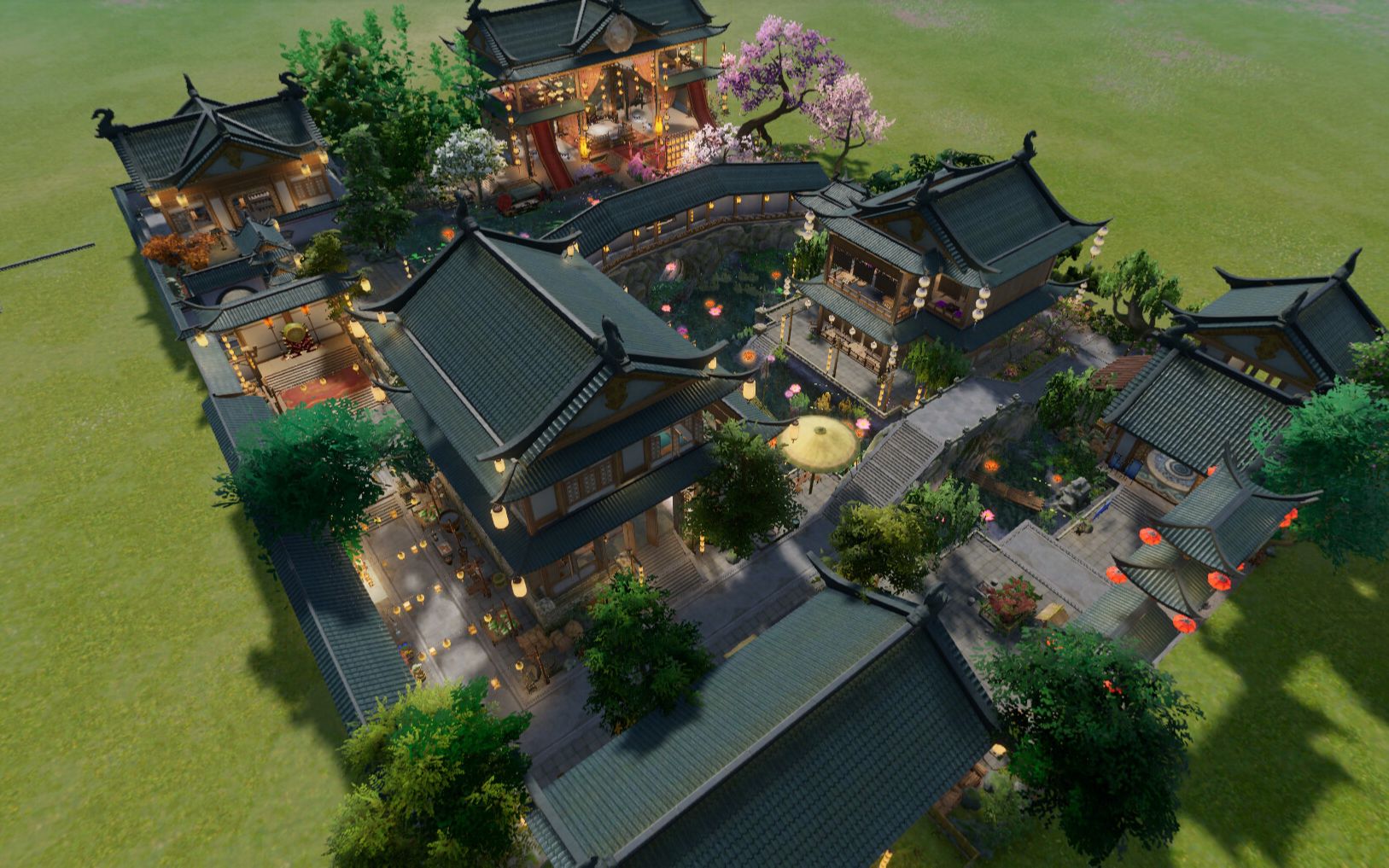 【剑三蓝图】7000平小镇16级