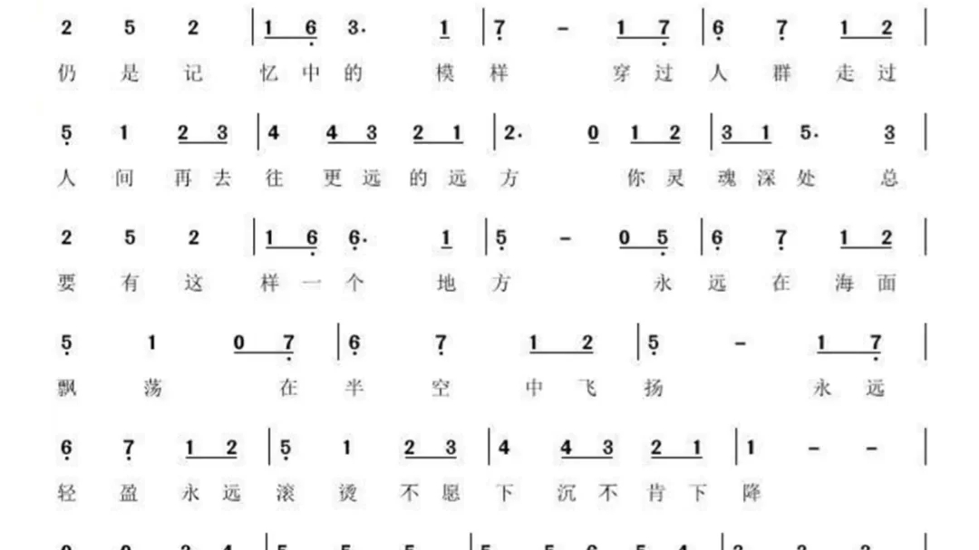 千与千寻单簧管简谱