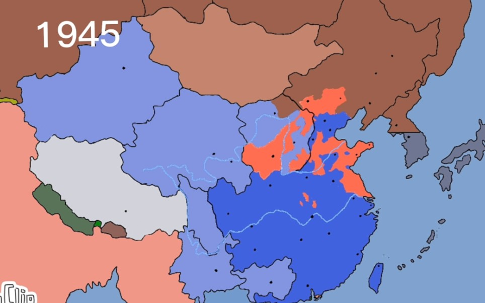 [图]1945—1949中华民族解放战争 战线变化