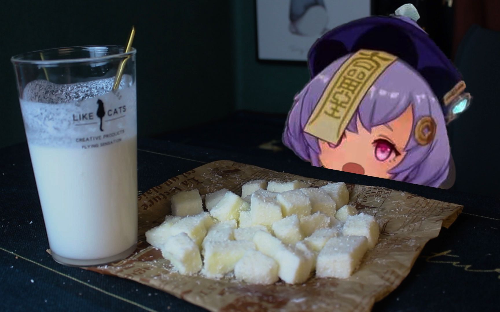 椰奶在手,七七跟我走_哔哩哔哩 (゜-゜)つロ 干杯~-bilibili