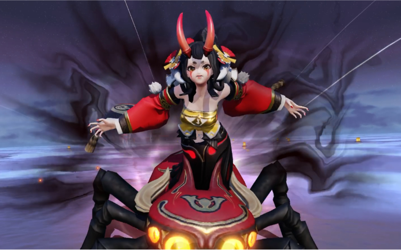 决战平安京【络新妇】澄心·二段式神特写