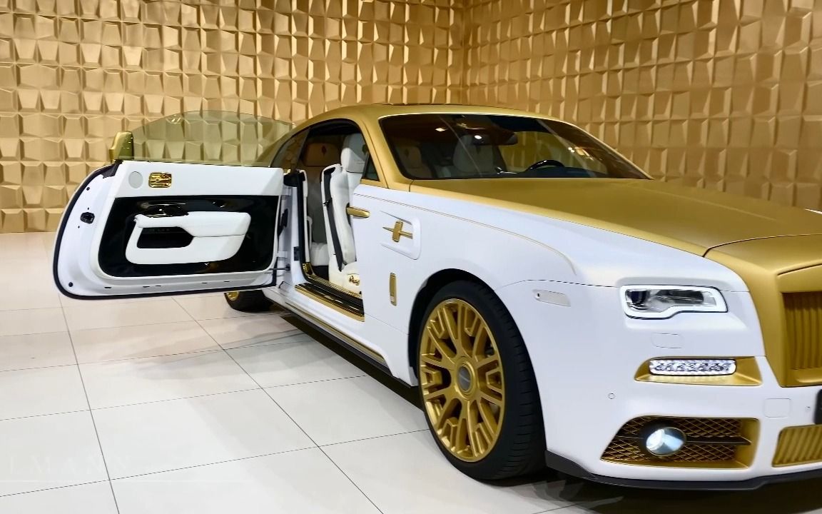 纯金配色顶级劳斯莱斯魅影 palm edition 999 土豪专属,亮瞎眼了