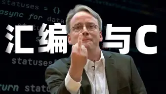B站史上最强汇编+C语言教程，从0带你手写操作系统，5小时精通计算机底层！
