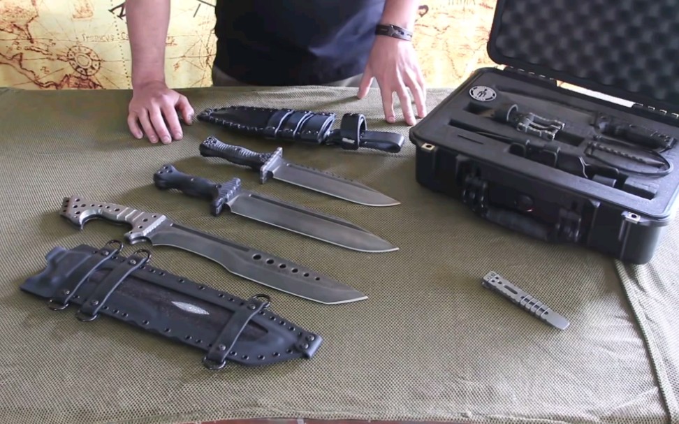 米勒兄弟millerbrosbladescustombowiejungleswordbladeshow2017