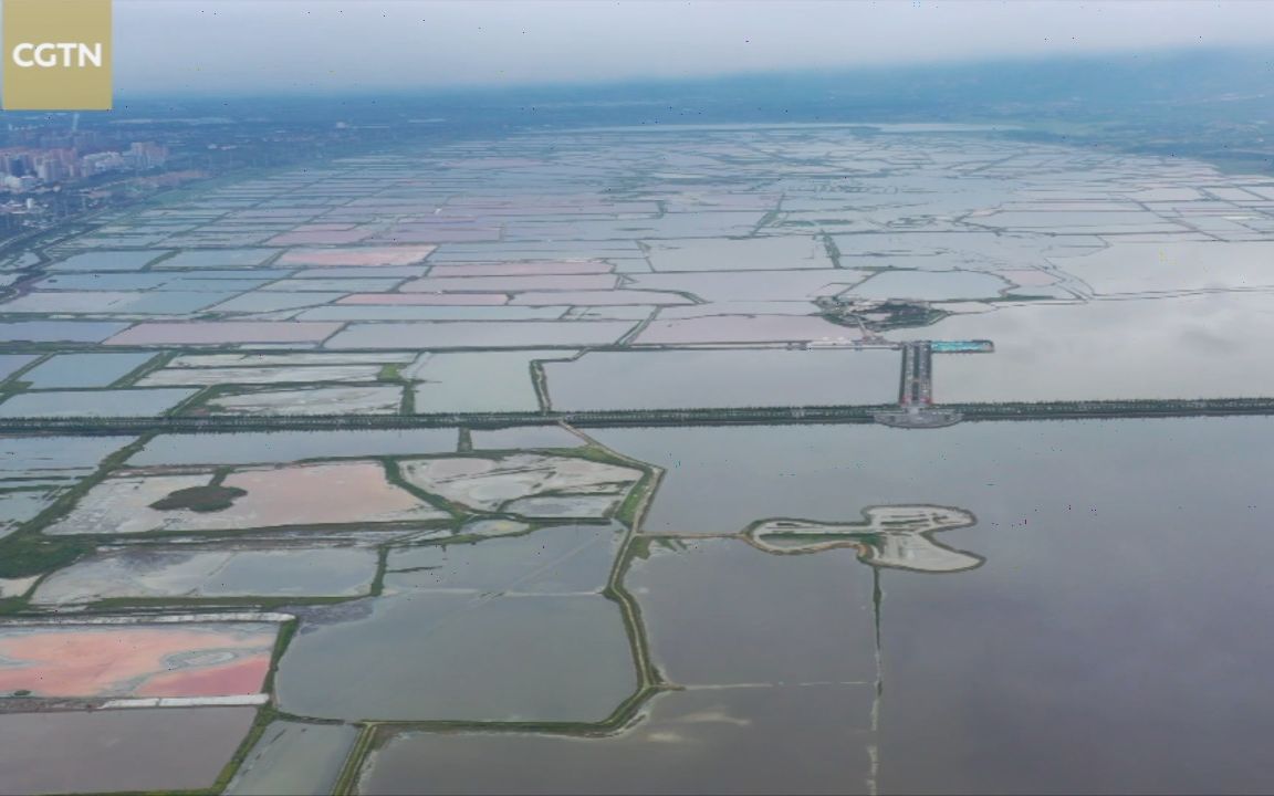 山西运城盐湖雨后美景如画,云雾缭绕如同仙境【资讯】【英字】哔哩哔哩bilibili