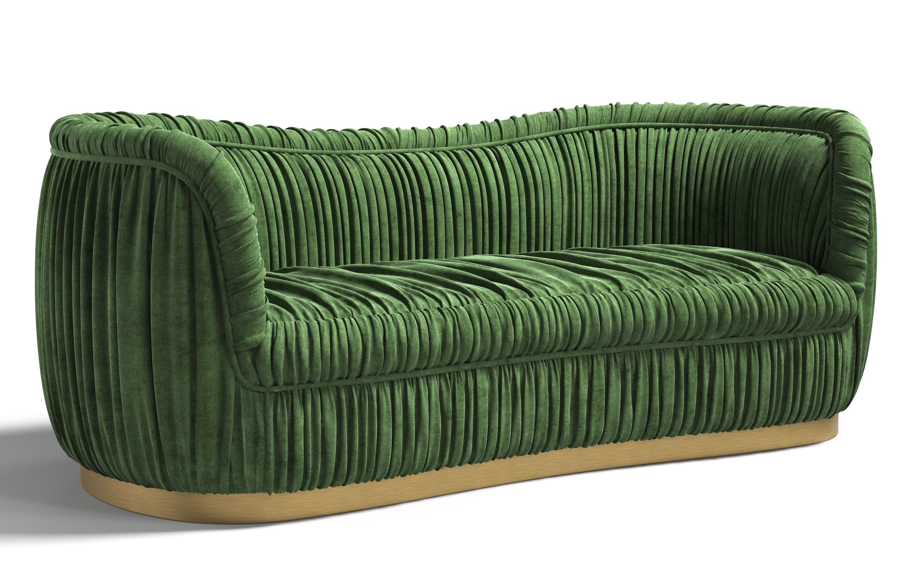 【kuku家具建模】3dsmax md建模案例34:异形条纹沙发(3dmax多边形软体