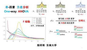 Download Video: 通俗统计学原理入门26 One-way ANOVA 单因素方差分析 F分布 F检验 Tukey's HSD test