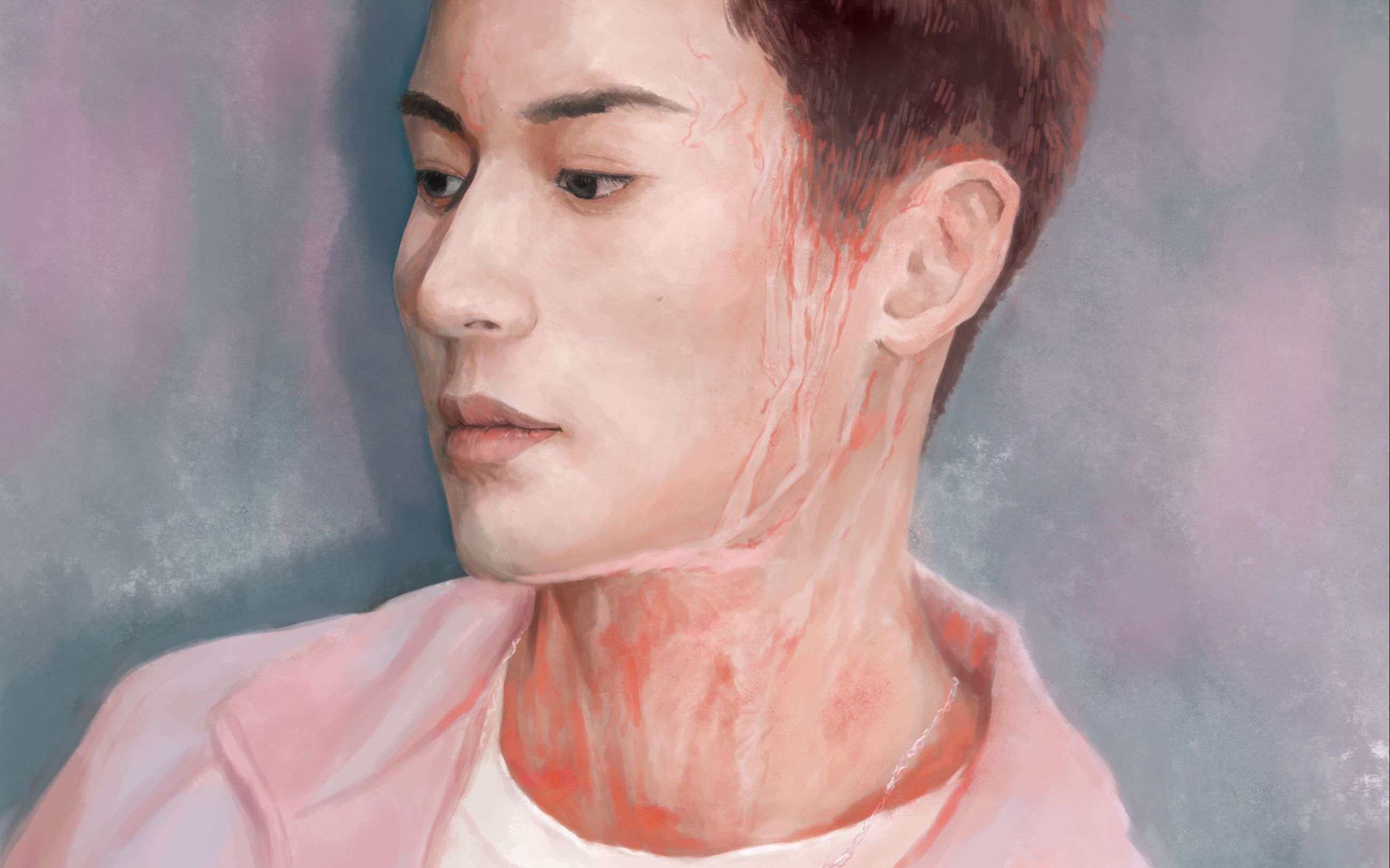 【张哲瀚】寸头 粉色真的绝了绝了