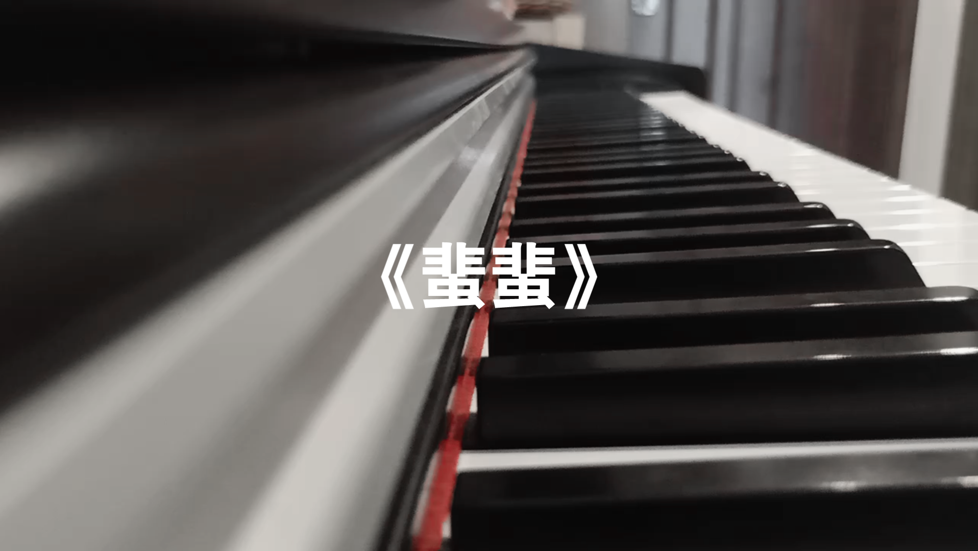 钢琴弹唱《蜚蜚》陈僖仪