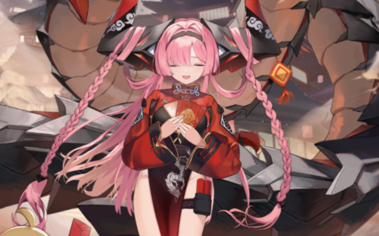 碧蓝航线-鲁普雷希特亲王l2d新春皮肤