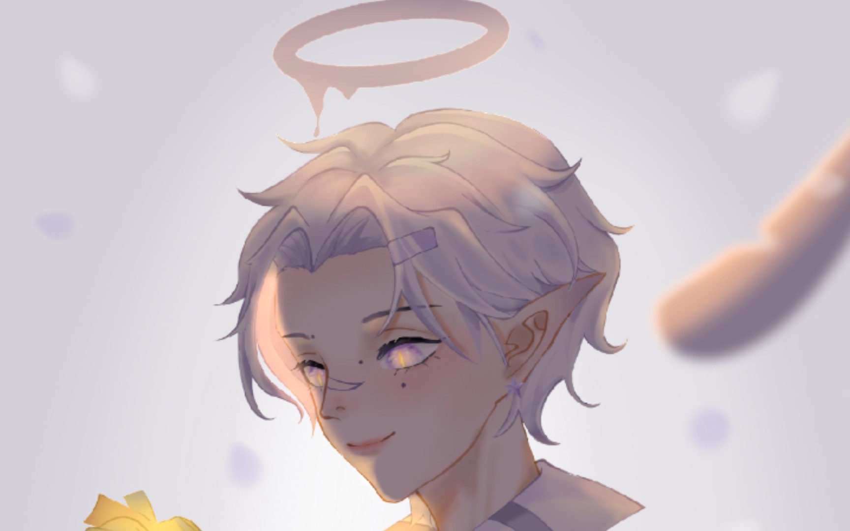 【故栀】【指绘】画个oc|"我的神明"_哔哩哔哩 (゜-゜)つロ 干杯