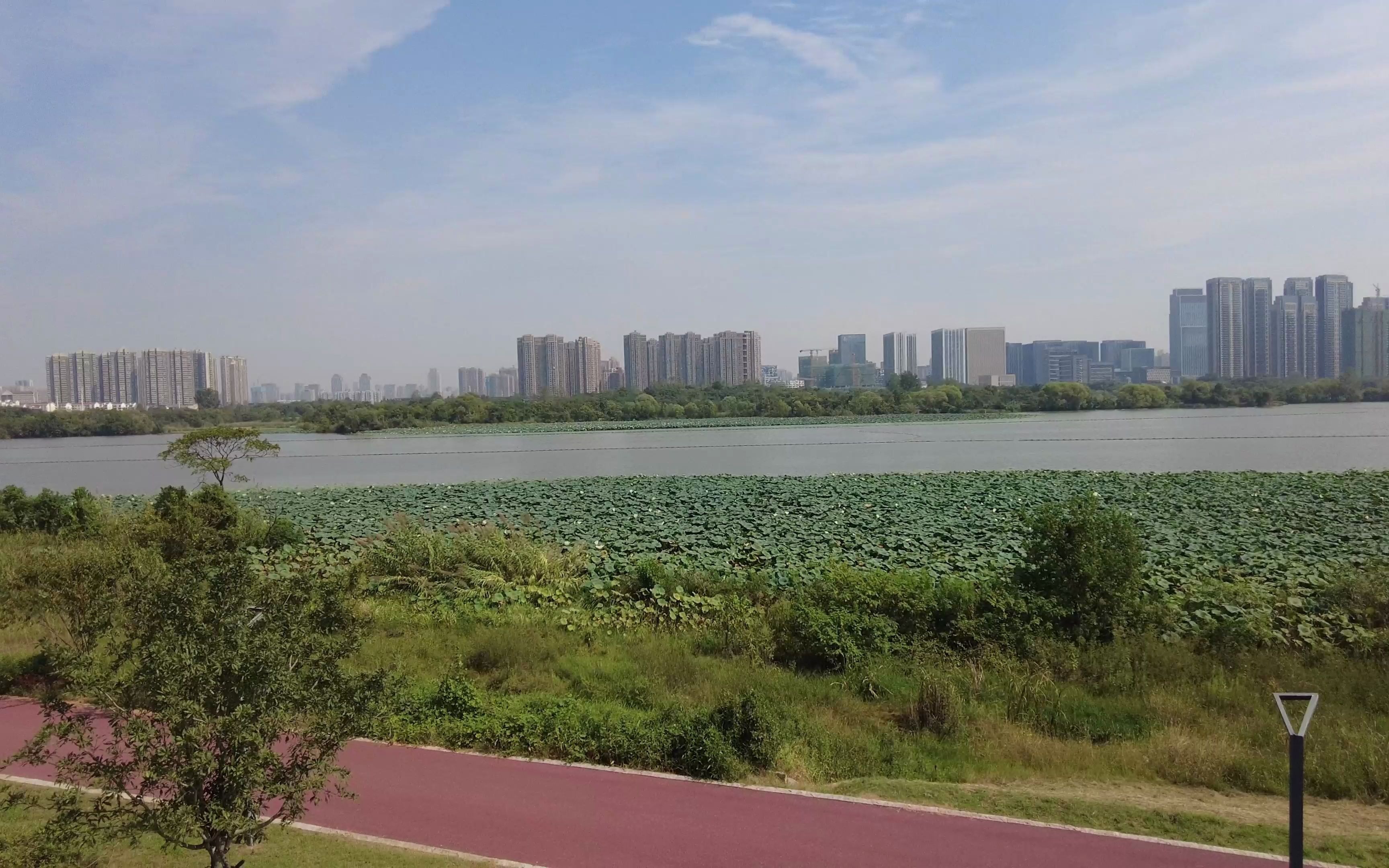 南太子湖大桥旁的无名公园