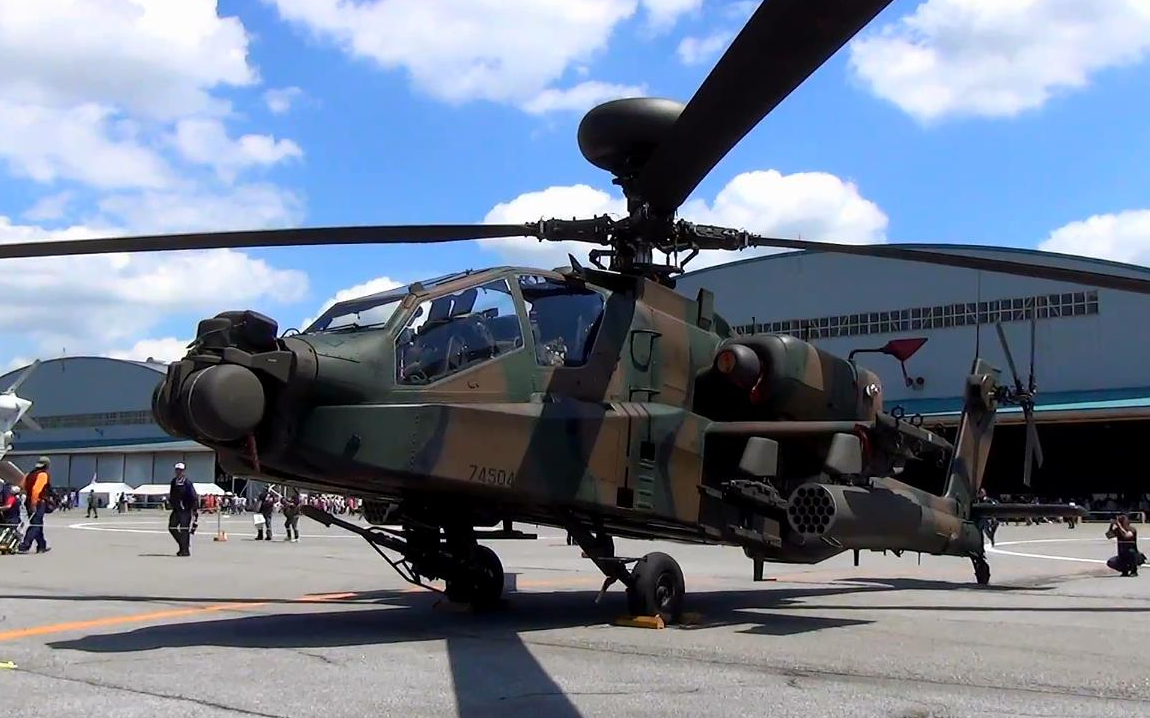 【习志野航空祭】陆上自卫队 — ah-64d"长弓·阿帕奇"武装直升机