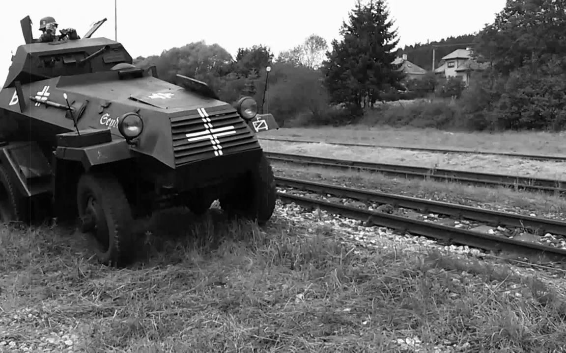 二战德军sd kfz 223装甲车复原_哔哩哔哩 (゜-゜)つロ 干杯~-bilibili