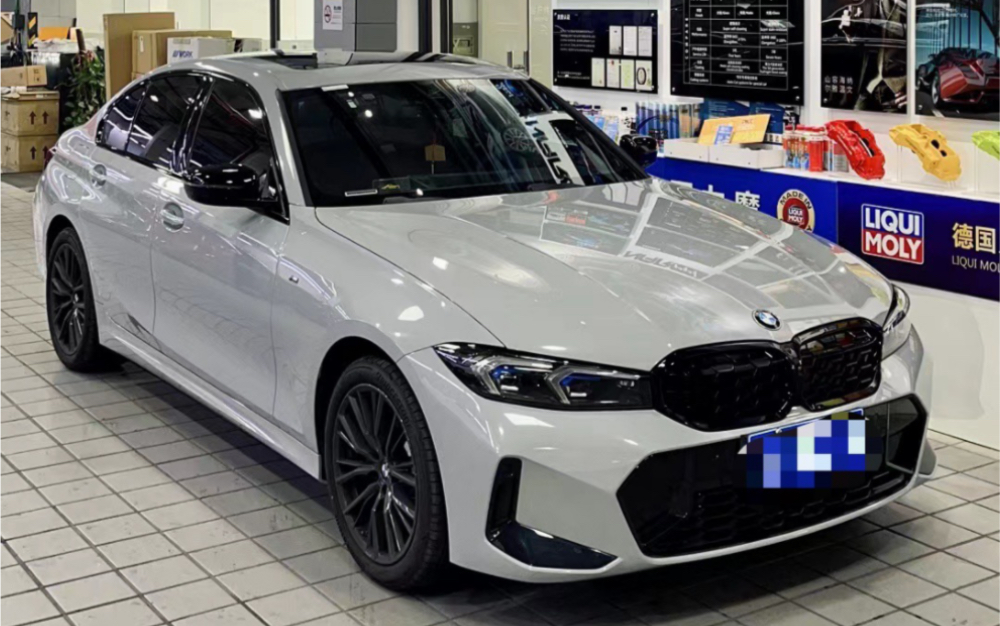 2023款宝马330i改色 布鲁克林灰